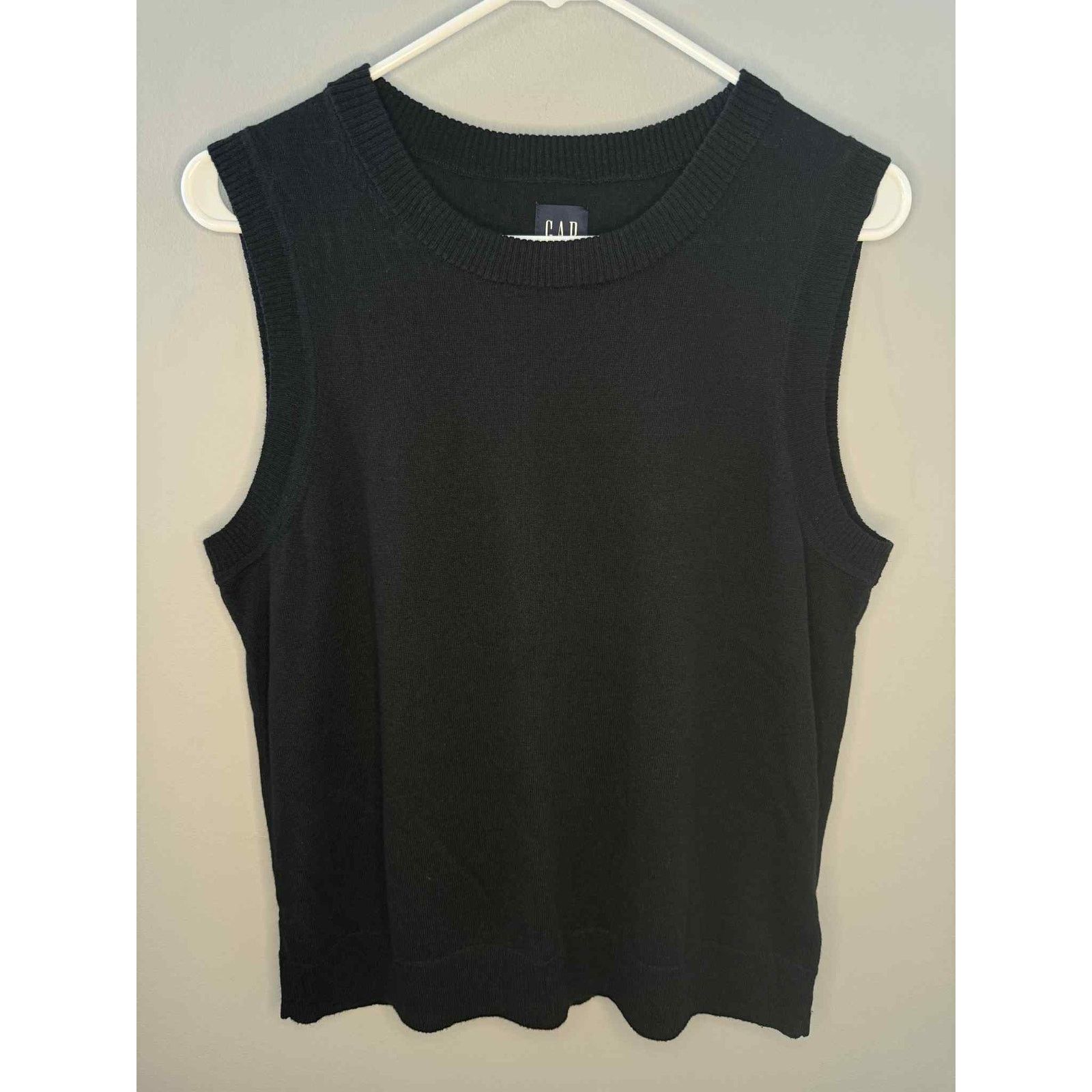 Gap Gap Linen Blend Tank Sweater Black Women's Petite Size M Size M / US 6-8 / IT 42-44 - 1 Thumbnail