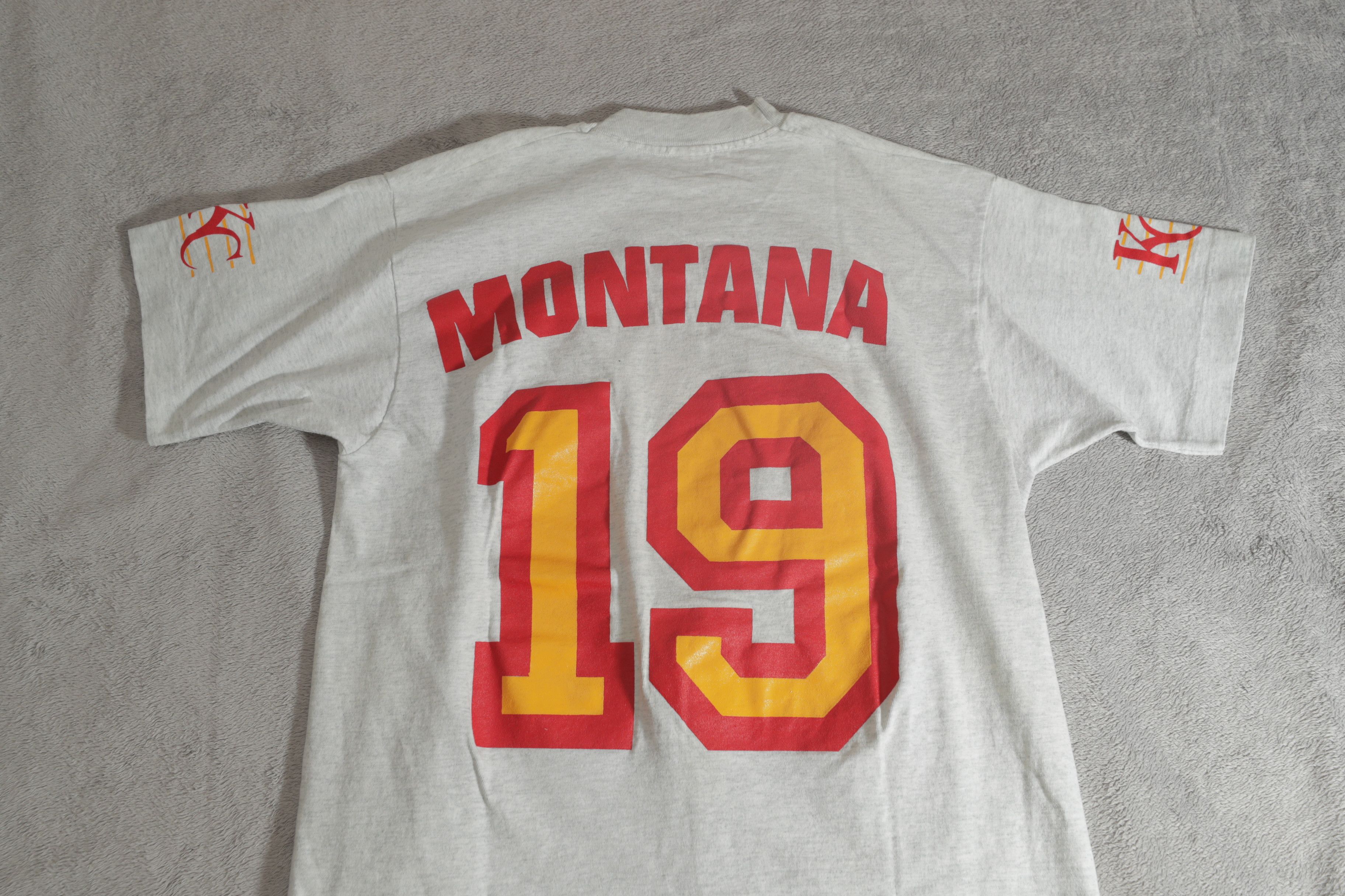 Fruit Of The Loom × Vintage Vintage Joe Montana Kansas City Chiefs Tee (L) Size US L / EU 52-54 / 3 - 9 Thumbnail