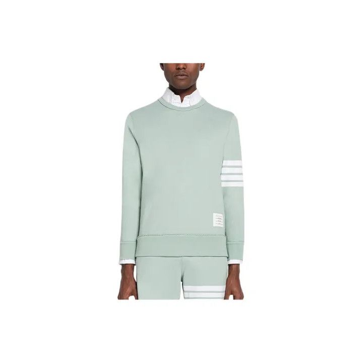 Thom Browne Thom Browne Men's Green Long Sleeve Sweatshirt Size US S / EU 44-46 / 1 - 1 Thumbnail