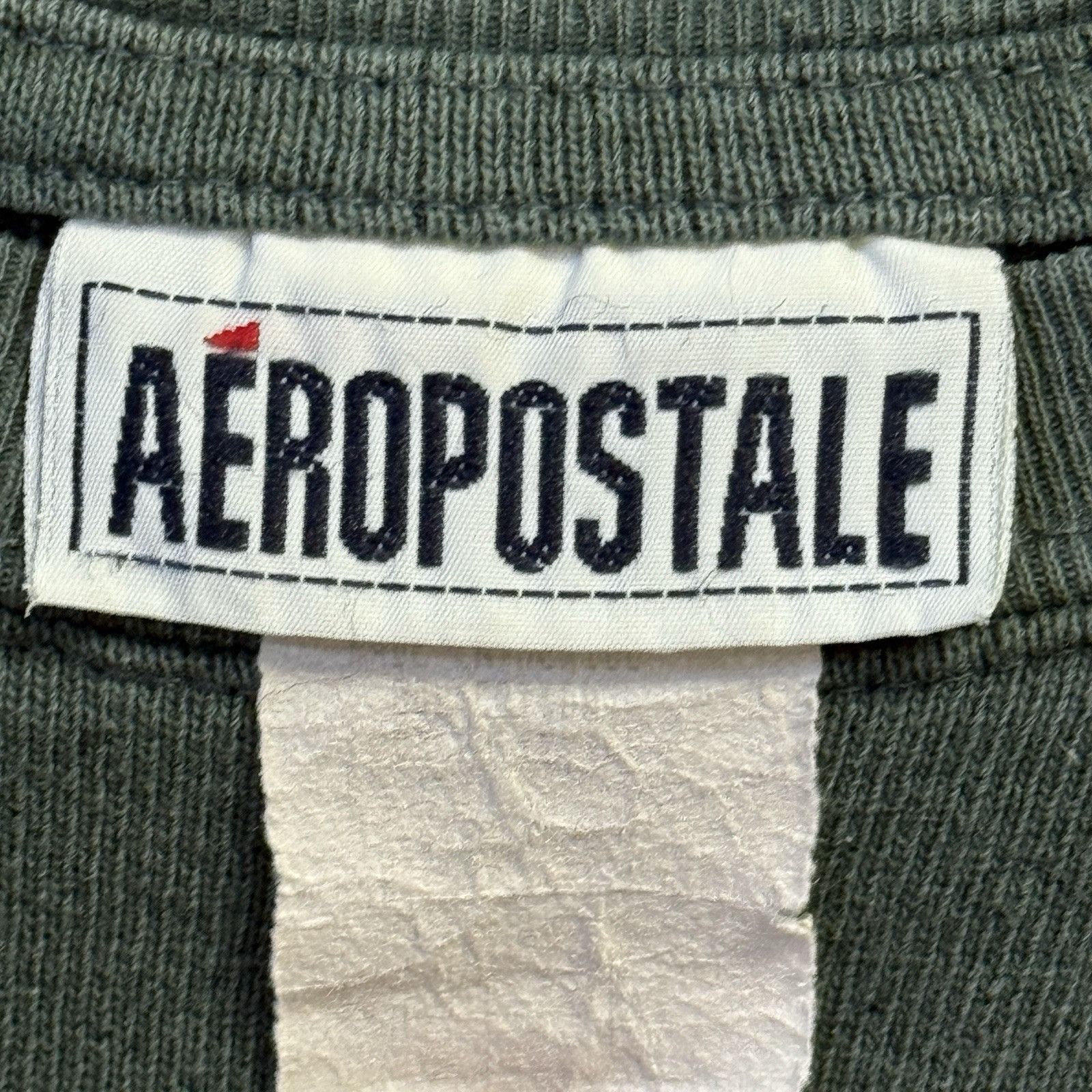 Aeropostale Aeropostale Athletics Sweatshirt Green Crew Neck Long Sleeve Size US XL / EU 56 / 4 - 5 Thumbnail