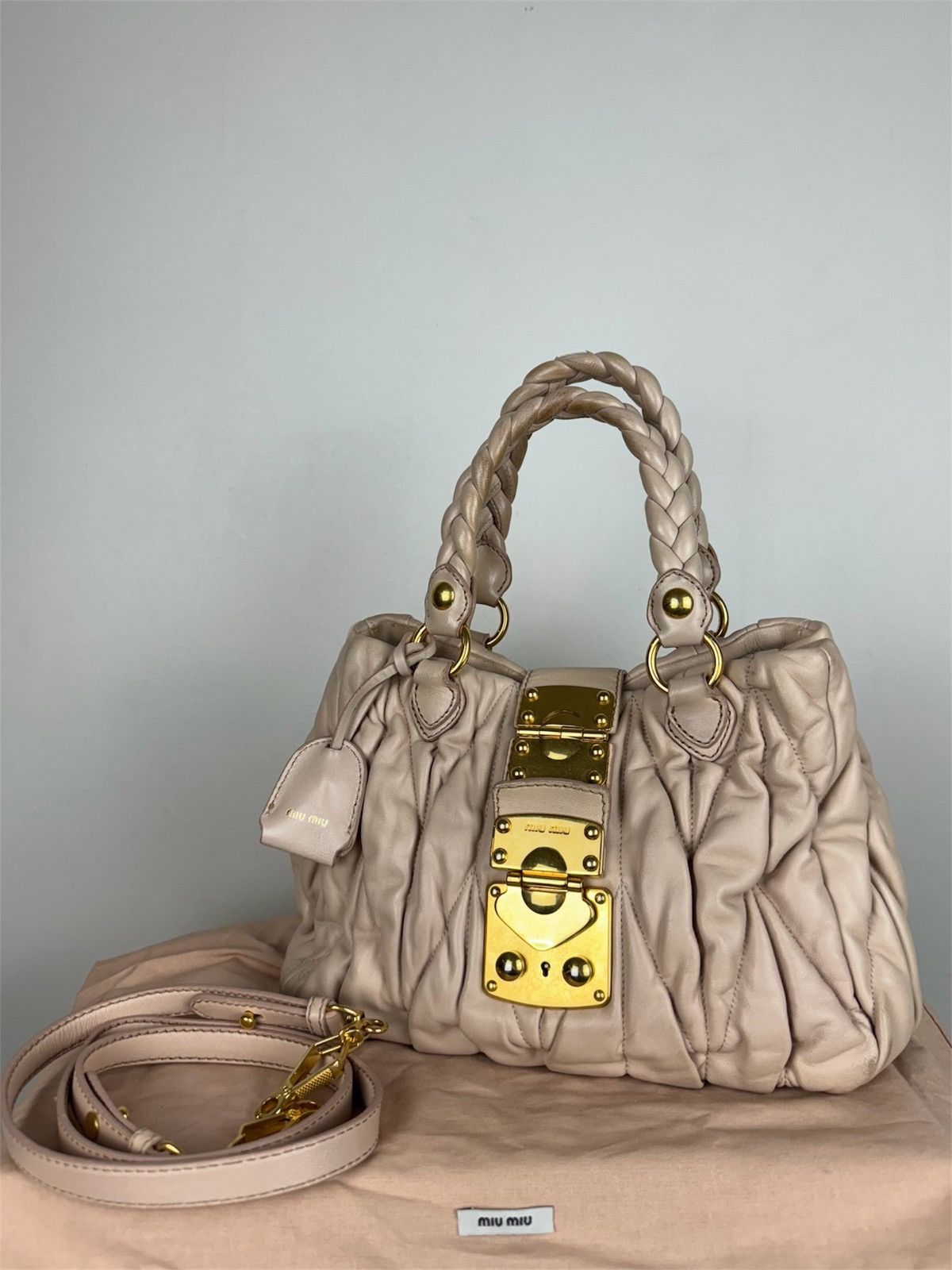 バッグ archive miumiu matelasse hand bag y2k archive miumiu matelasse hand bag y2k
