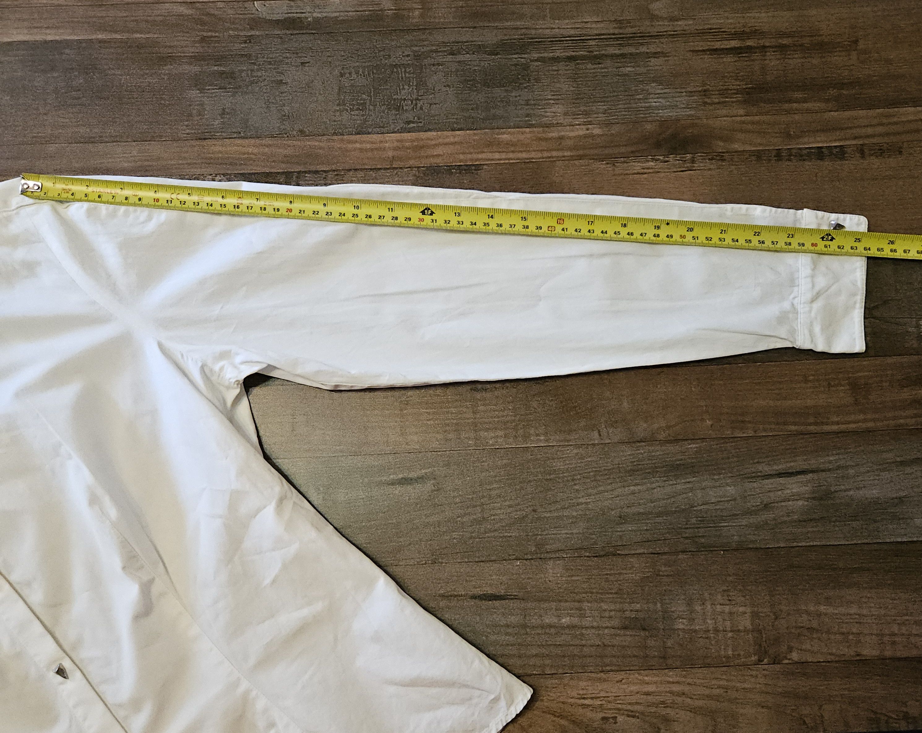 Mugler × Thierry Mugler × Vintage Vintage Thierry Mugler Blouse White Star Perforation size M Size M / US 6-8 / IT 42-44 - 9 Thumbnail