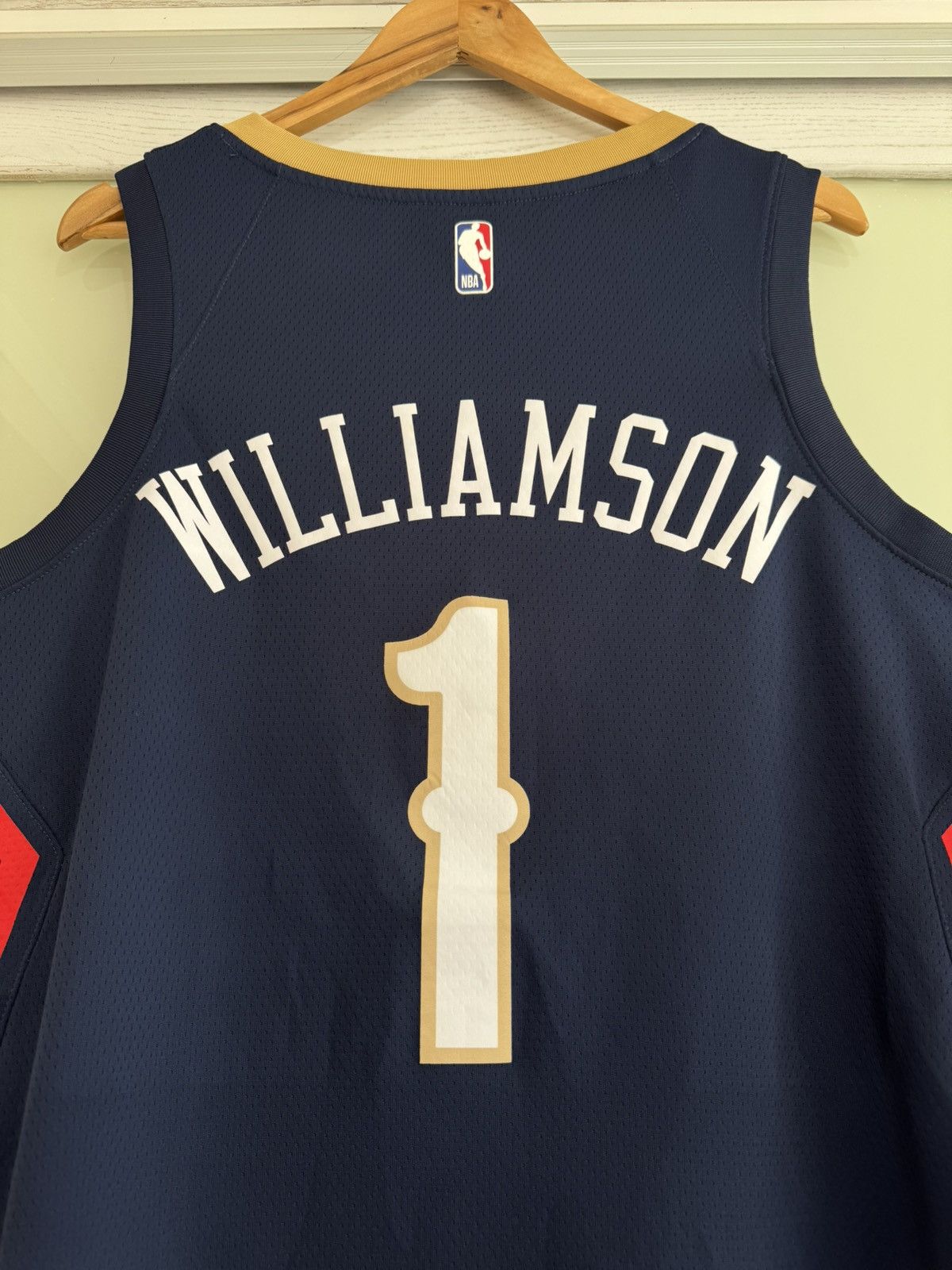 NBA × Nike Zion Williamson #1 New Orleans Pelicans Basketball NBA Jersey Size US L / EU 52-54 / 3 - 7 Thumbnail