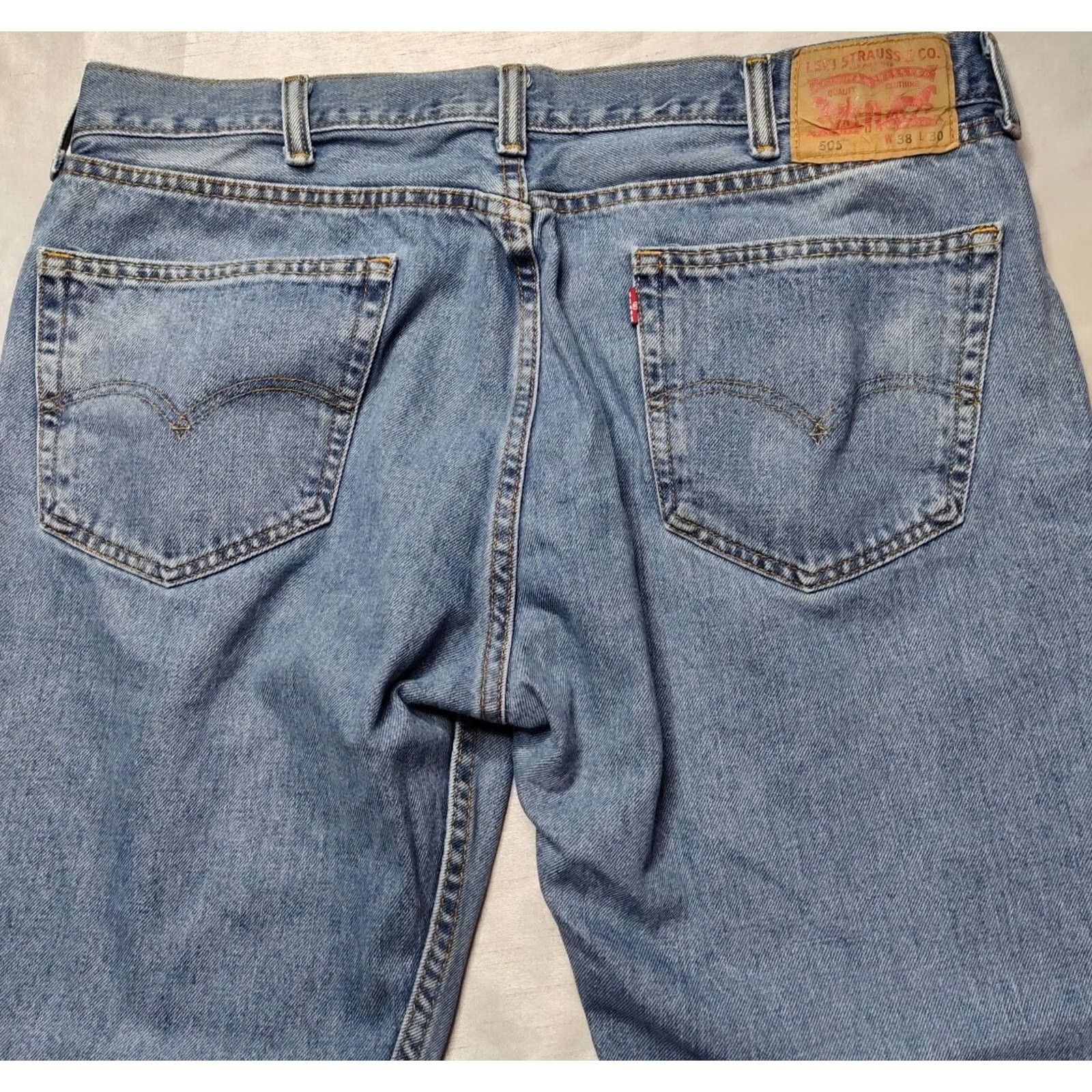 Levi's VTG Levi's 505 Jeans Men 38X30 Regular Denim Straight Leg 100% Cotton Blue Jeans Mens Regular Fit Vintage 505 Model Polo? Size US 38 / EU 54 - 2 Thumbnail