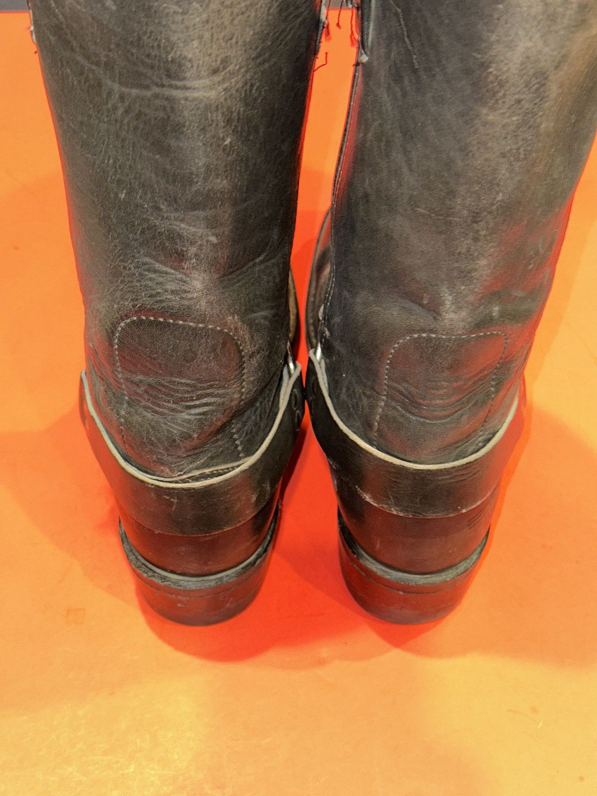 Harley Davidson Harley Davidson Black Leather Square Toe Eagle Boot Men 8.5 Size US 8.5 / EU 41-42 - 7 Thumbnail