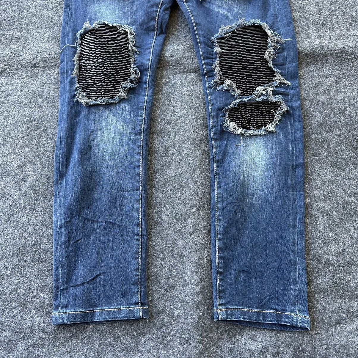 Zara Zara Man Slim Patchwork Denim D631 Size US 32 / EU 48 - 9 Thumbnail