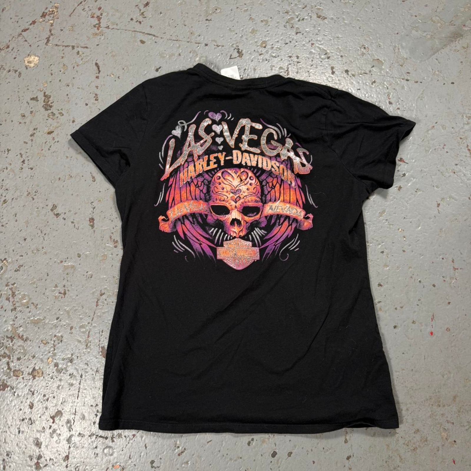 Harley Davidson Y2k vintage harley davidson las Vegas Neon Tee Size M / US 6-8 / IT 42-44 - 1 Thumbnail