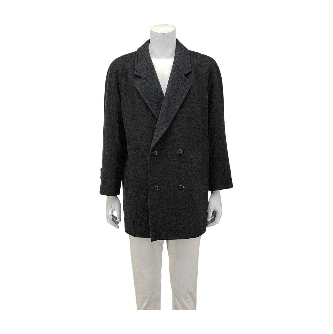 Givenchy Givenchy Black Wool Heavy Coat Size M Size US M / EU 48-50 / 2 - 1 Thumbnail