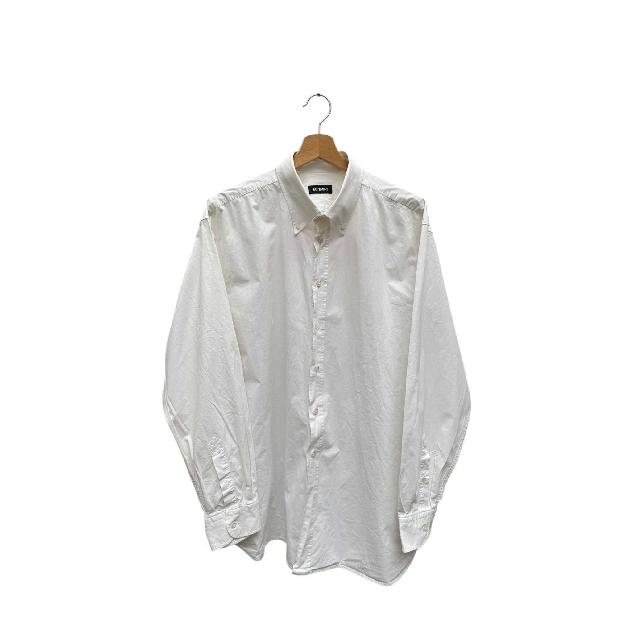 Raf Simons FW 2017 Oversized Blow White Shirt Size US M / EU 48-50 / 2 - 2 Thumbnail