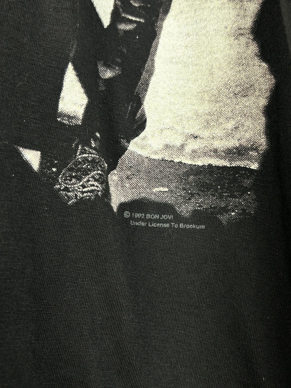 Band Tees 90s Bon Jovi 1992 Keep The Faith Tour T-Shirt Black XL Size US XL / EU 56 / 4 - 3 Thumbnail