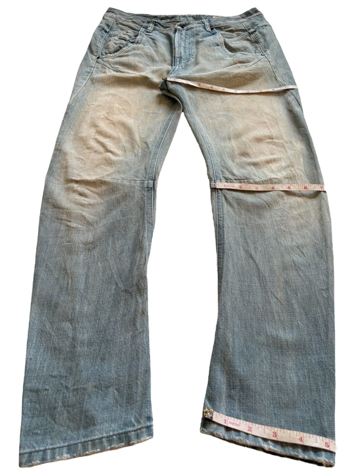 Diesel Vintage Diesel Fayza Mud Wash Curved Leg Jeans Size US 31 - 16 Thumbnail