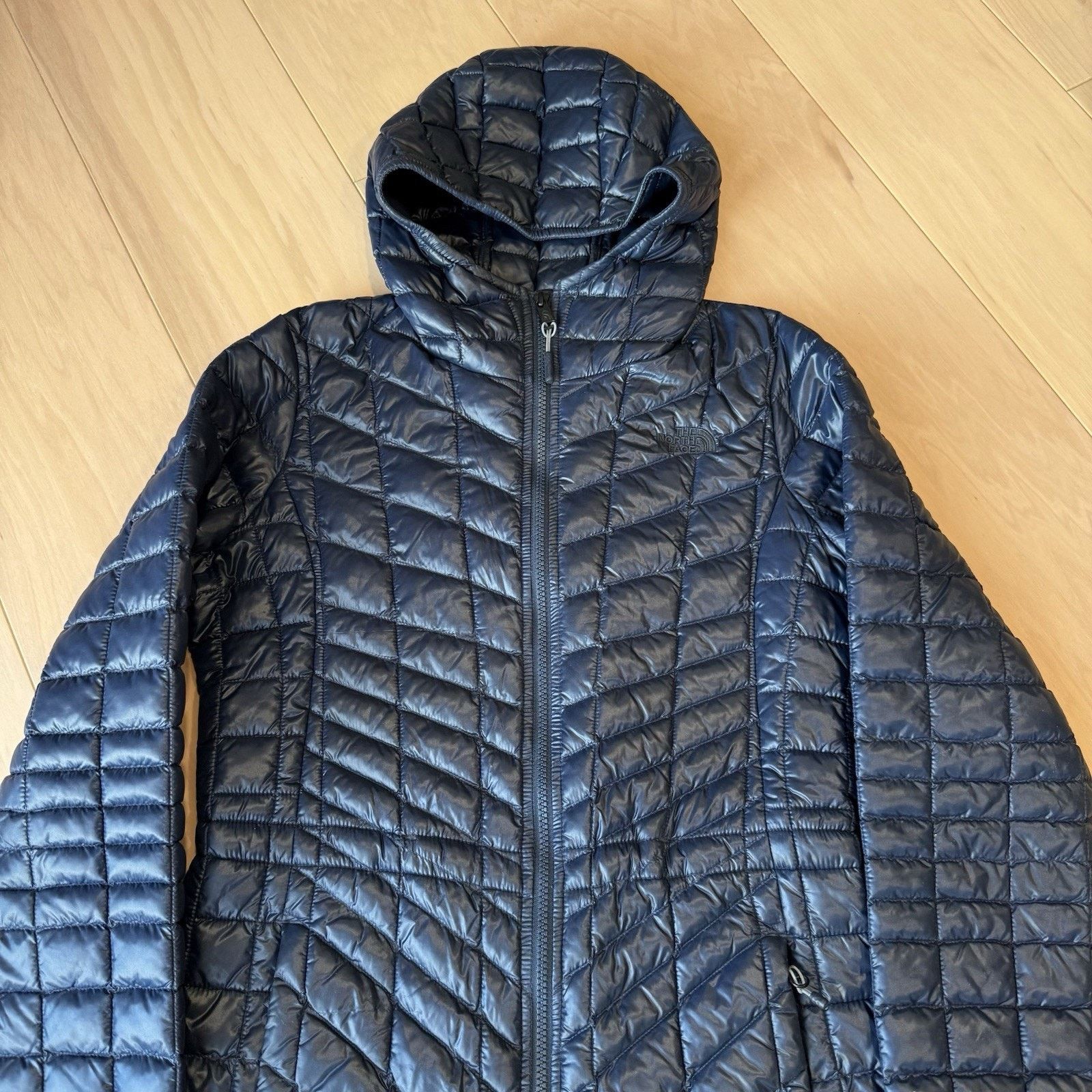 The North Face North Face Thermoball Parka Jacket S Navy Full Zip Insulated Size S / US 4 / IT 40 - 4 Thumbnail