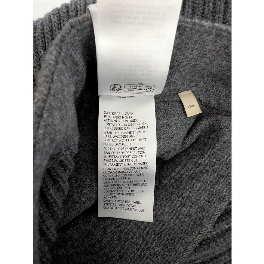 Gucci o1rshd1 Cashmere / Wool Trouser Pant in Grey Melange Size US 38 / EU 54 - 19 Thumbnail