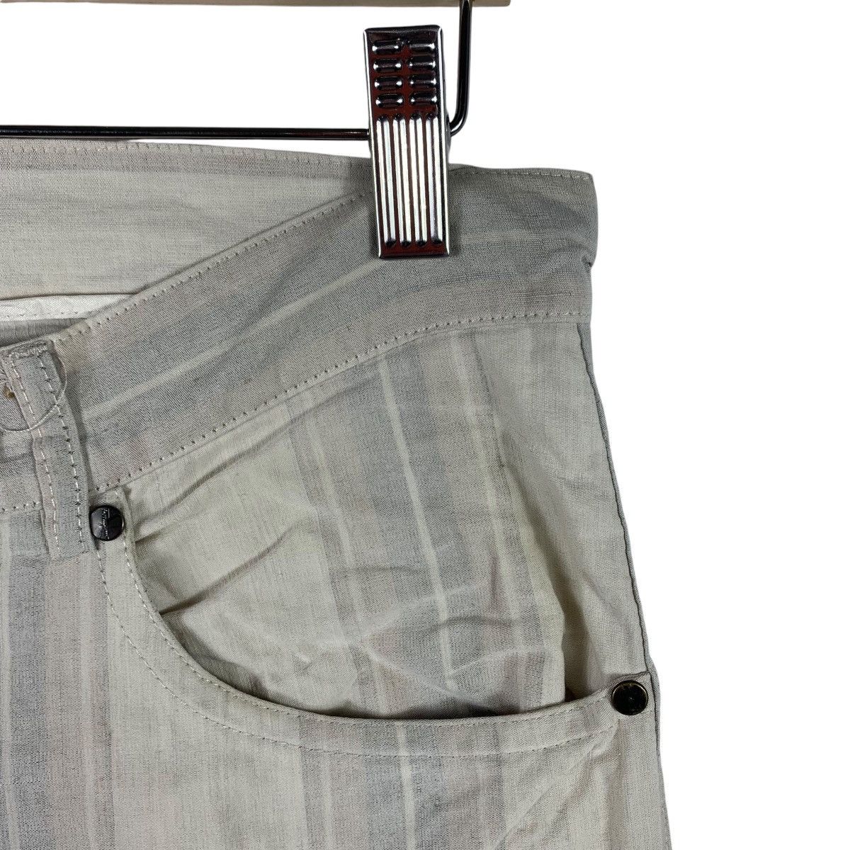 Vintage SALVATORE FERRAGAMO stripe linen pants