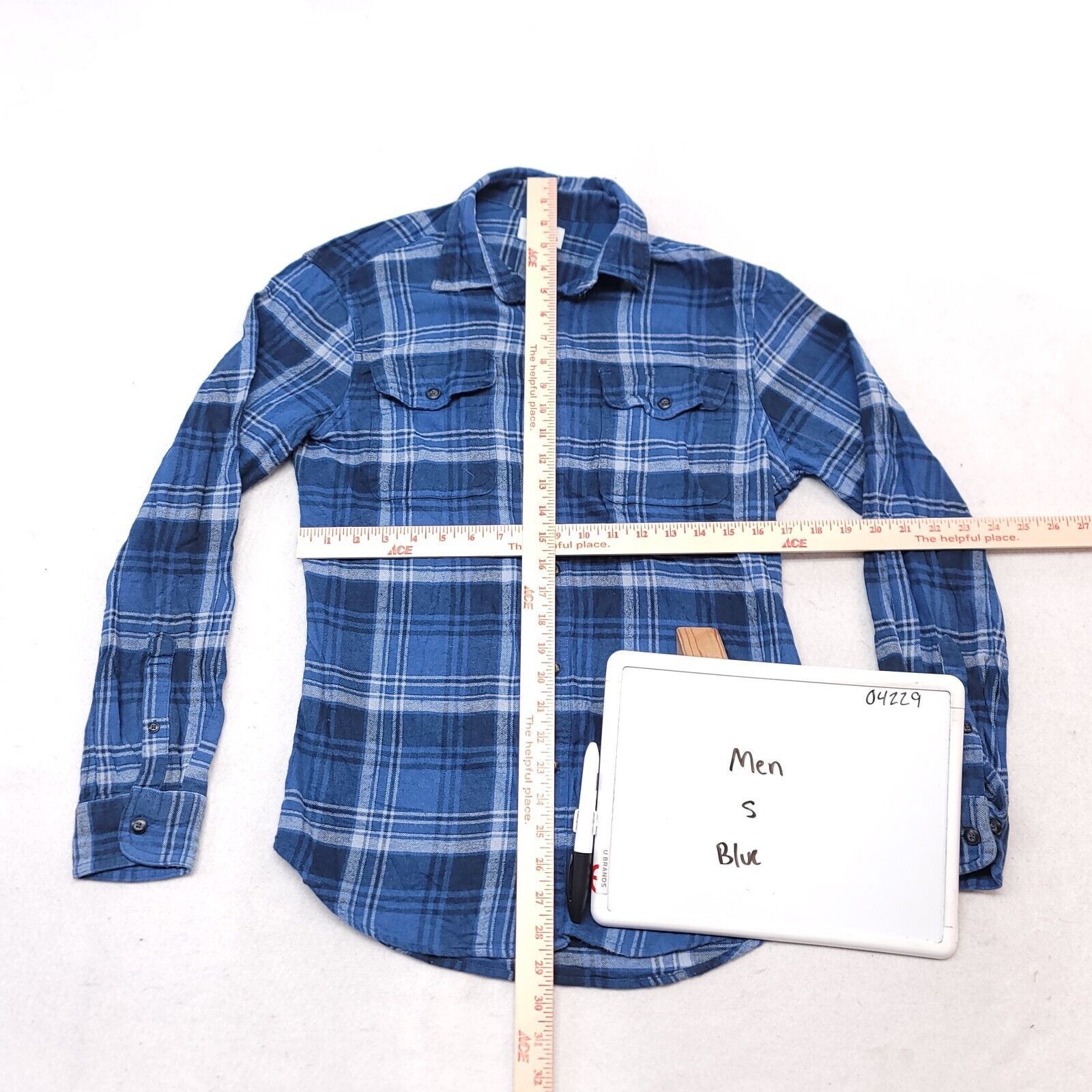 Sonoma Sonoma Madras Flannel Casual Button Up Shirt Men Size S Blue Size US S / EU 44-46 / 1 - 6 Thumbnail