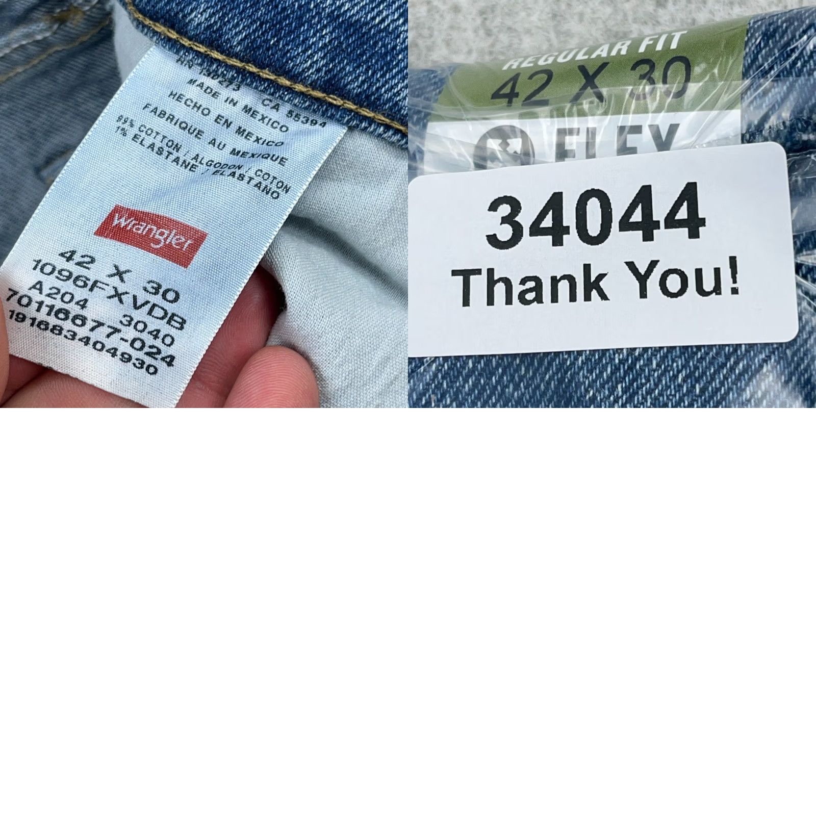 Wrangler Wrangler Jeans Men 42x30 Regular Straight Medium Wash Five Star Denim NEW Jeans Wrangler Size US 42 / EU 58 - 9 Thumbnail