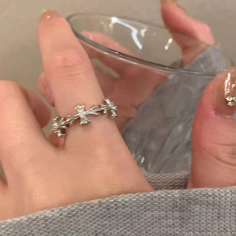 Jewelry Crazy Jewelry Rings Open Size Chrome Ring (Size 7-13) Size ONE SIZE - 6 Thumbnail
