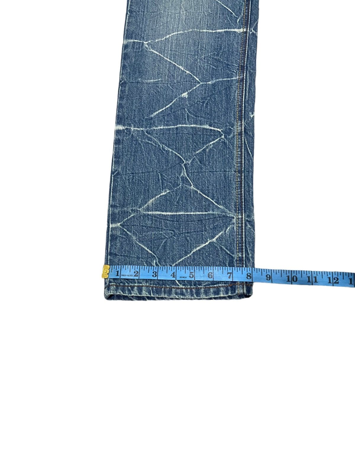 Japanese Brand × Vintage Rare ! Vintage Nylaus Clothing Distressed Flared Jeans Size US 31 - 17 Thumbnail