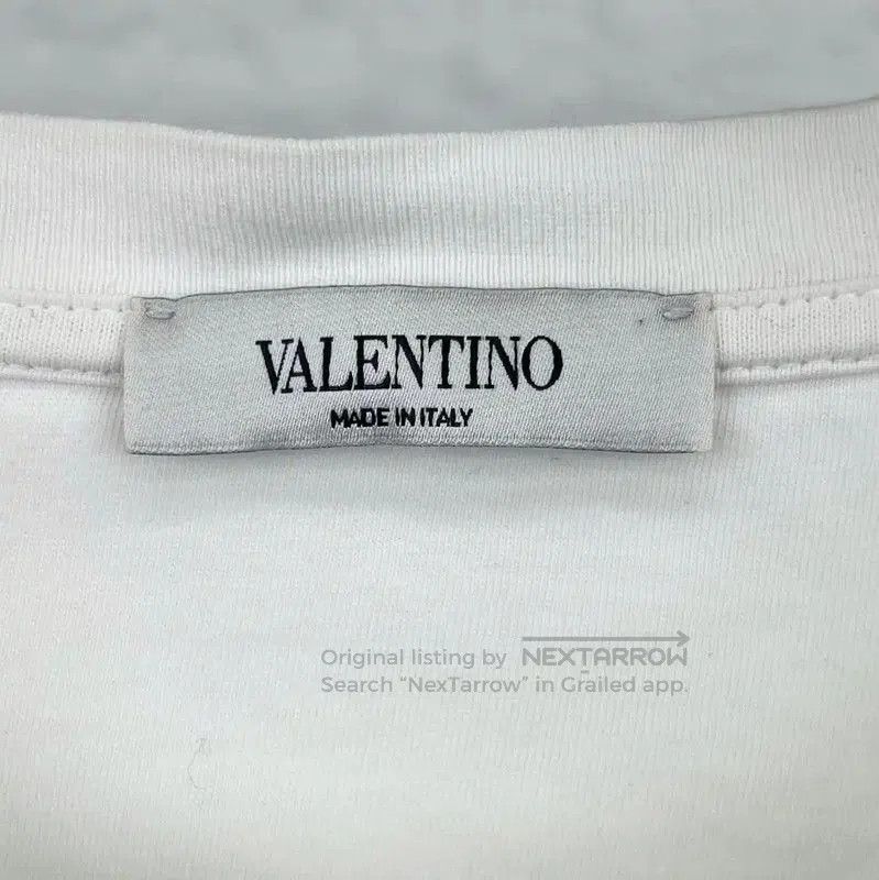 Valentino Valentino Women's Large White Cotton T-Shirt . Size L / US 10 / IT 46 - 3 Thumbnail