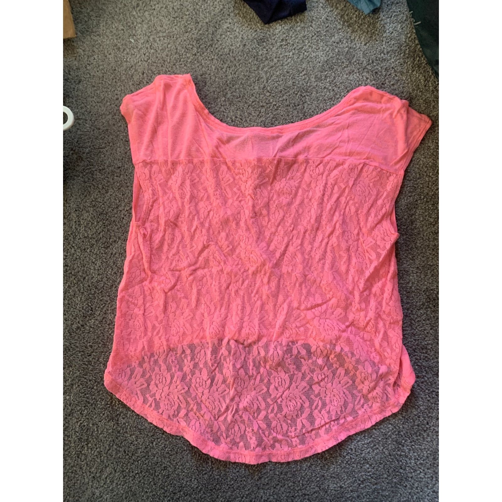 Victoria's Secret Victoria's Secret PINK Crop Top Short Sleeve T Shirt Womens XS Pink Size XS / US 0-2 / IT 36-38 - 4 Thumbnail