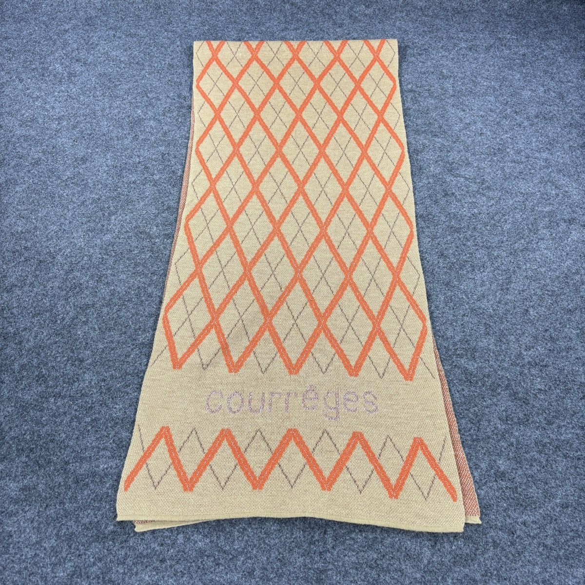 Courreges × Vintage Courreges Scarf # D783 # Muffler # Neckwear Size ONE SIZE - 5 Thumbnail