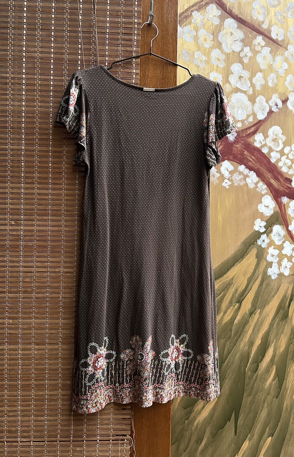 Other Y2K Vive Maria Short Sleeve Mini Dress Floral Polka Dot Size M / US 6-8 / IT 42-44 - 2 Thumbnail