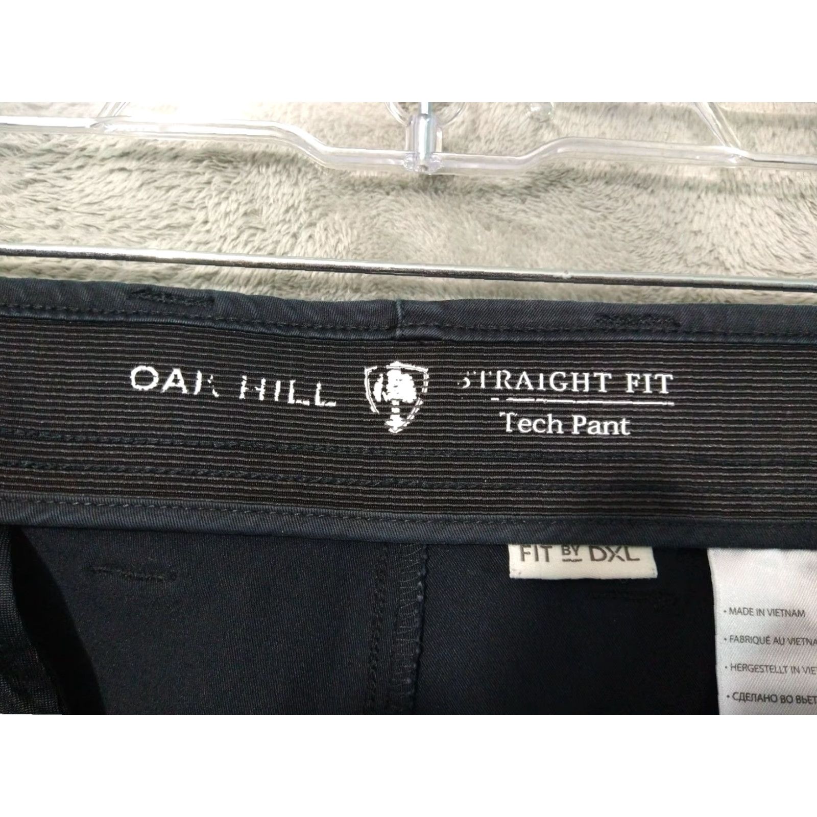 Vintage Oak Hill Pants Mens 48x28 Blue Chino Tech Straight Fit Flat Front High Rise Size US 32 / EU 48 - 7 Thumbnail
