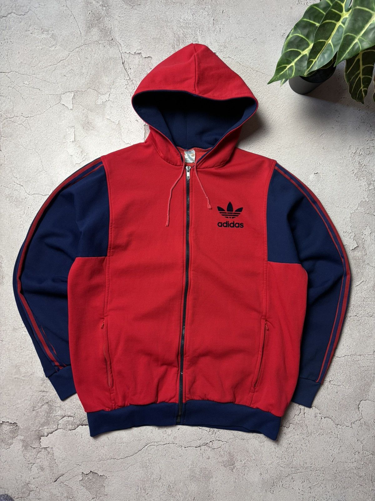 Adidas × Vintage Vintage Adidas Track Jacket Very Retro Oldschool Ventex 80’s Size US L / EU 52-54 / 3 - 1 Thumbnail
