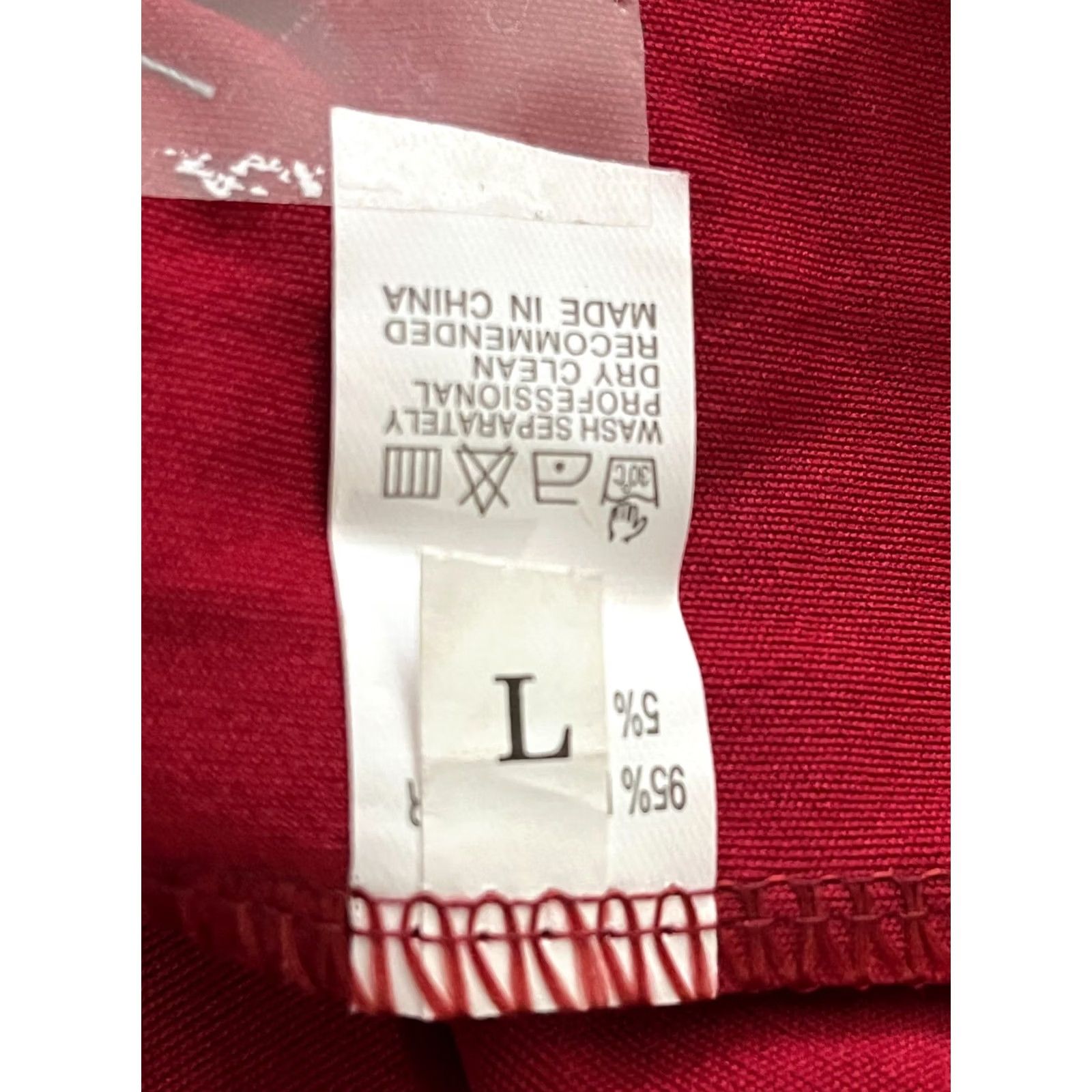 Vintage Sexy Zipper One Piece Jumpsuit L Red Women Long Sleeve Clubwear Size L / US 10 / IT 46 - 6 Thumbnail