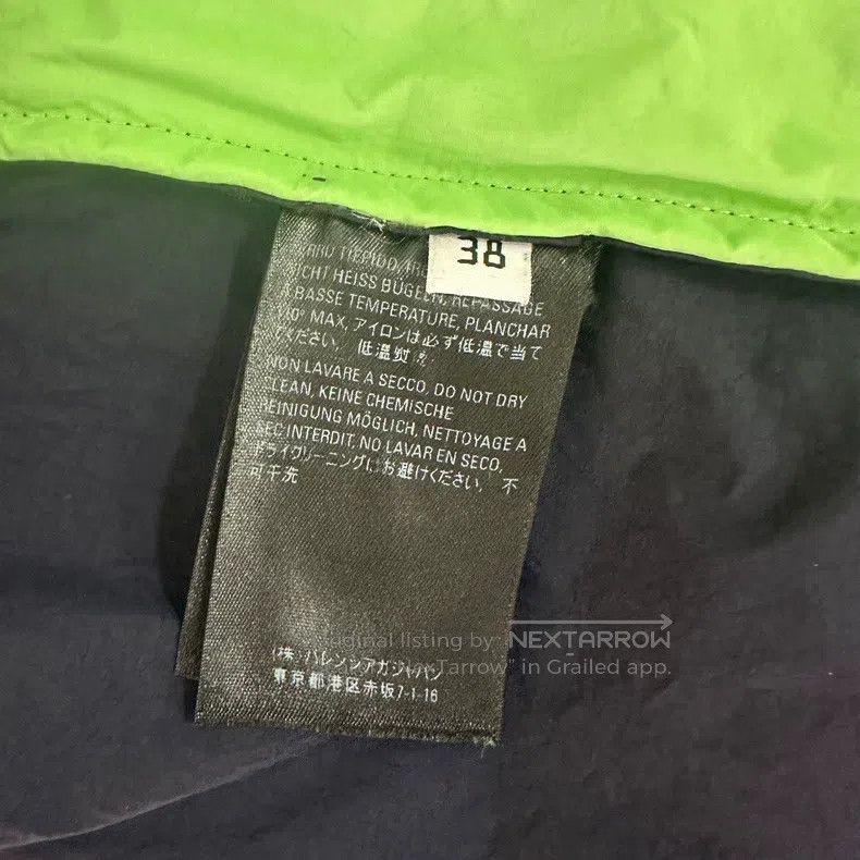 Balenciaga Balenciaga Black Fluorescent Green Letter Color Block Zipp Size XS / US 0-2 / IT 36-38 - 3 Thumbnail