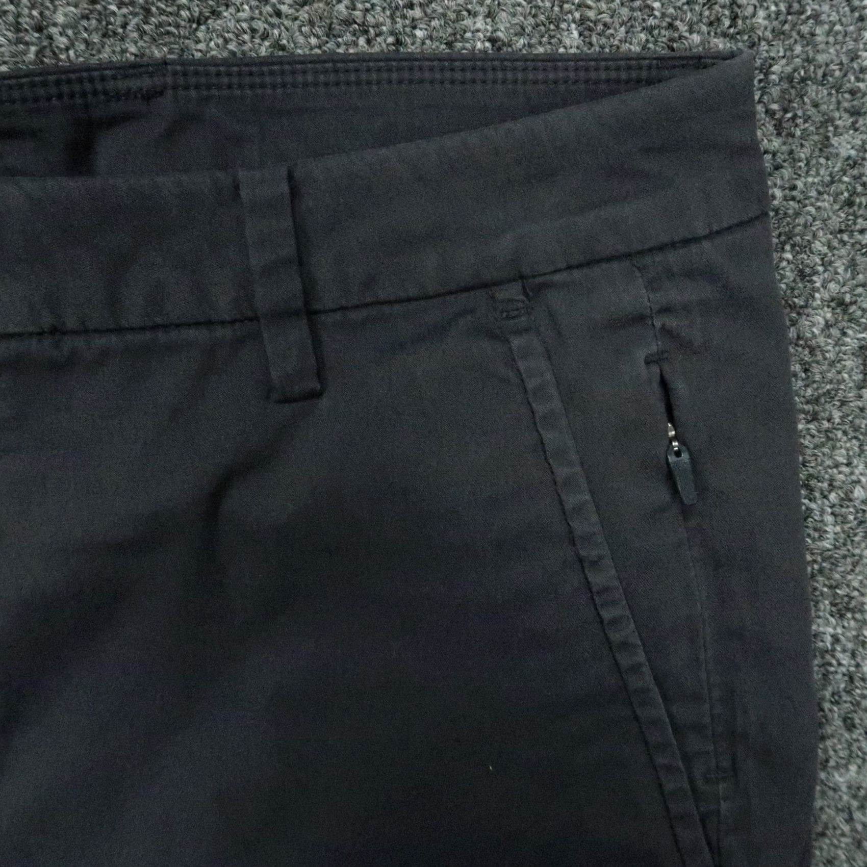 Vintage Birddogs Pants Mens 32x30 Dark Gray Stretch Khakis Zip Pockets Trouser Shirt? Size US 32 / EU 48 - 3 Thumbnail