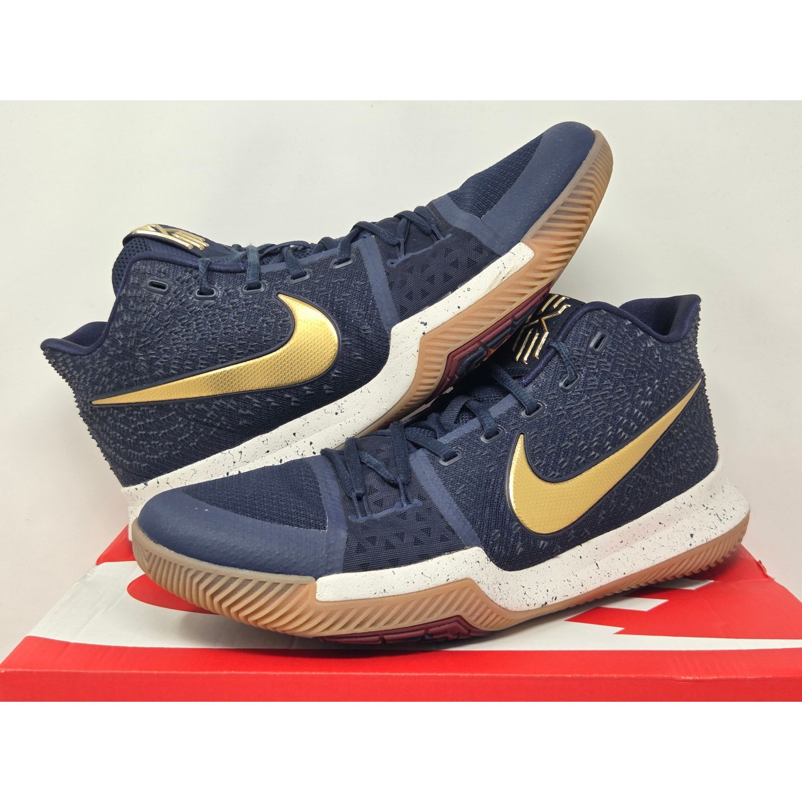 NIKE KYRIE 4 BASKETBALL SHOES PITCH BLUE 943806-403  Men Size 11 Preowned NIKE Shoes KYRIE 4 80s Mens Size 12 Blue | Mercari main image 2