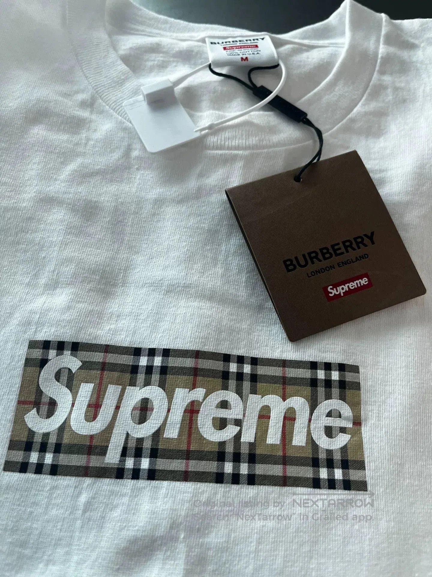 Supreme Supreme SS22 Burberry Short-Sleeve T-Shirt. Size US M / EU 48-50 / 2 - 2 Thumbnail