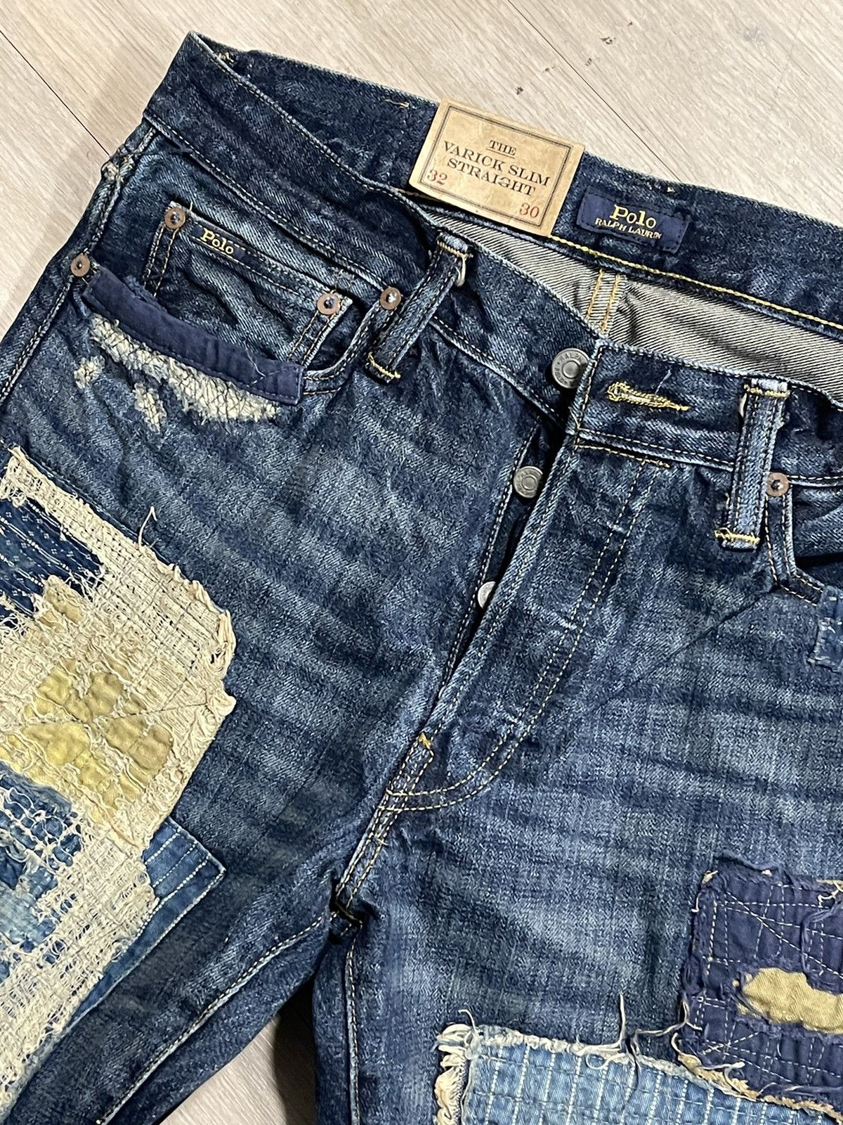 Polo Ralph Lauren Polo Ralph Lauren Varick Slim Rope dyed BORO method Size US 32 / EU 48 - 10 Thumbnail
