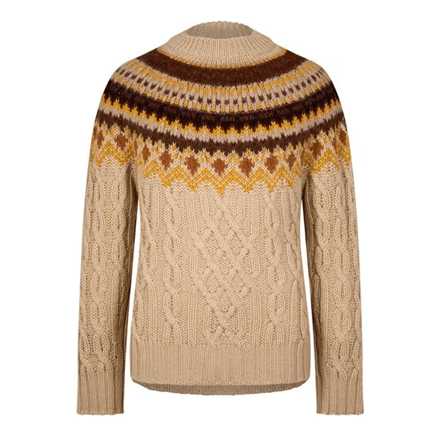 Moncler Patterned Jacquard Wool Sweater Size US XL / EU 56 / 4 - 1 Thumbnail
