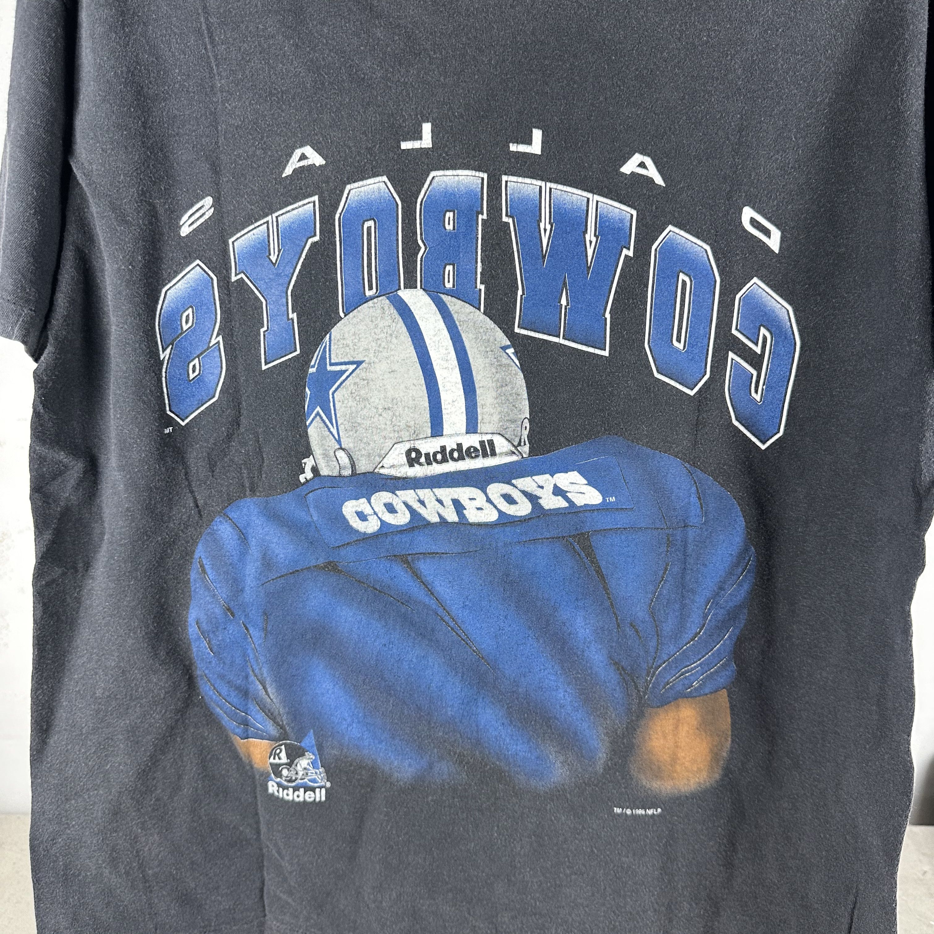 Vintage Vintage 1996 Dallas Cowboys Football NFL Riddell T-shirt Size US L / EU 52-54 / 3 - 4 Thumbnail