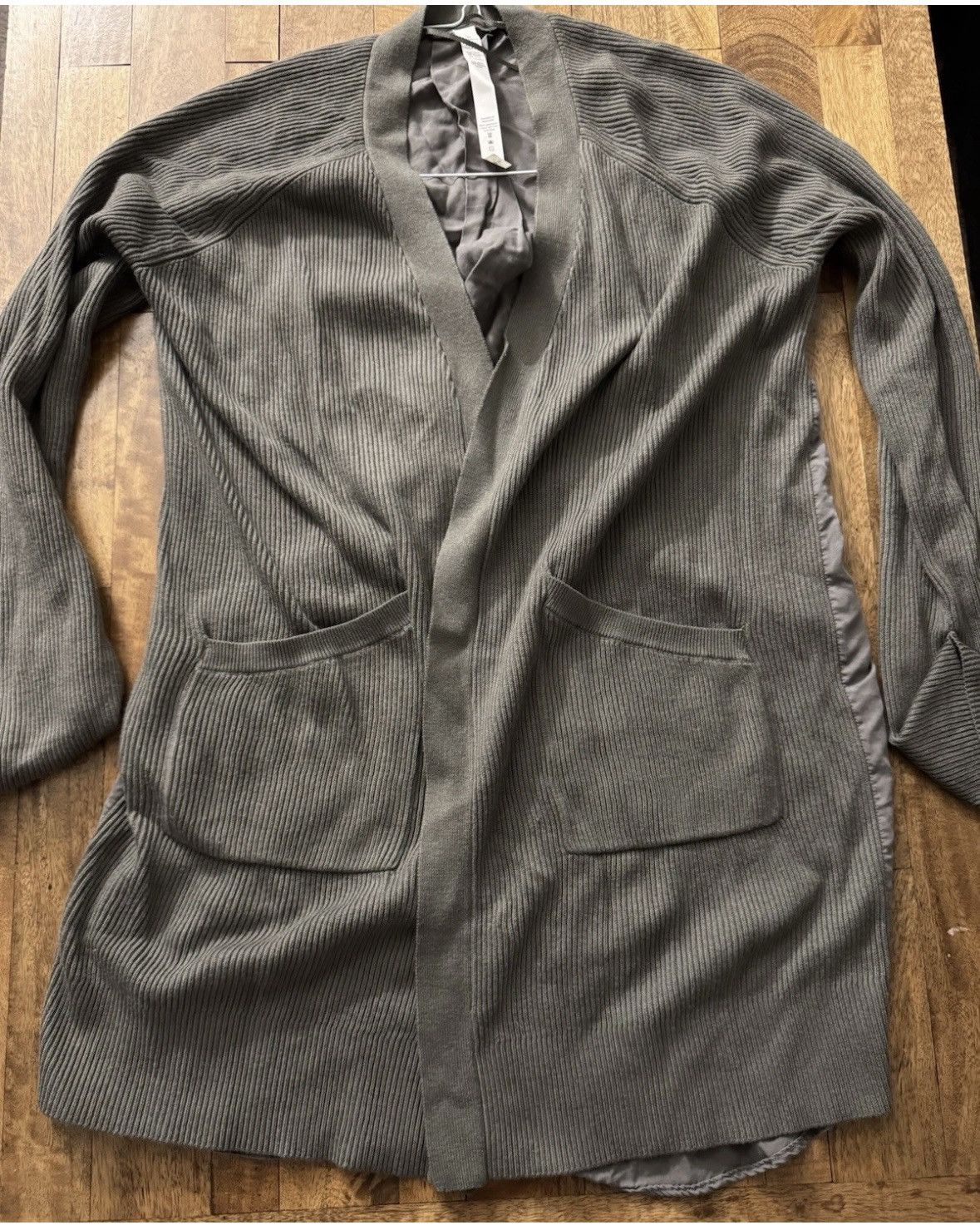 Lululemon Lululemon Open Front Long Cardigan Women's Size 6 Sage Green Size M / US 6-8 / IT 42-44 - 1 Thumbnail