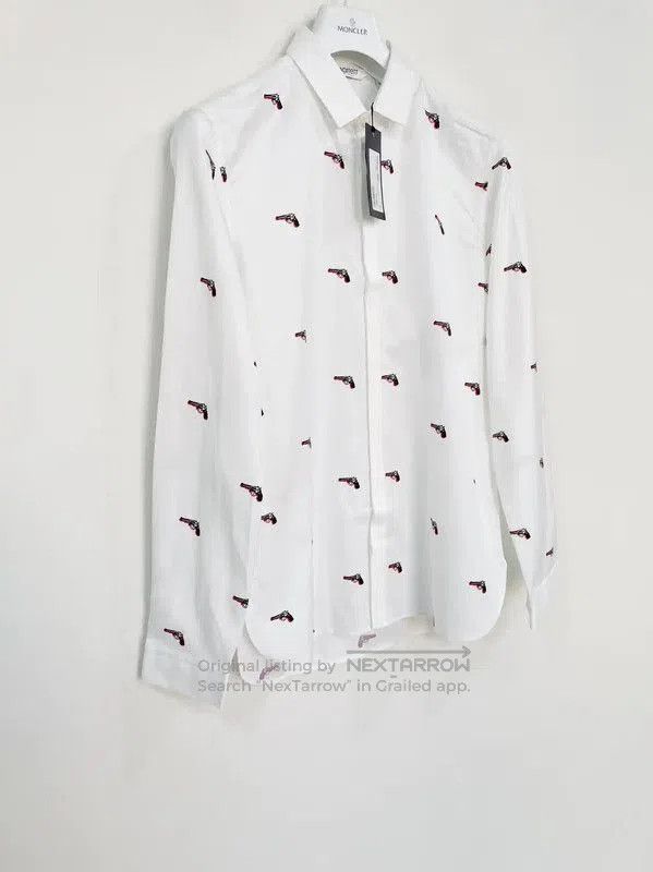 Neil Barrett Neil Barrett White Long Sleeve Shirt for Men . Size US XS / EU 42 / 0 - 2 Thumbnail
