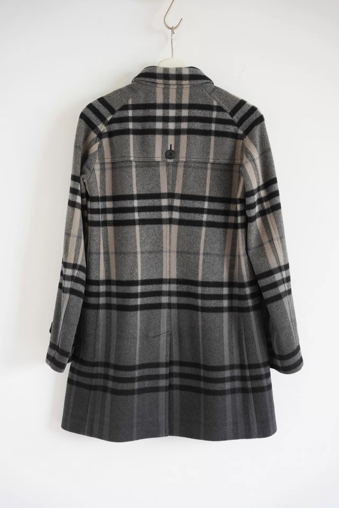 Burberry Burberry Ombre Check Wool Blend Trench Coat Sz 40 Size S / US 4 / IT 40 - 2 Thumbnail