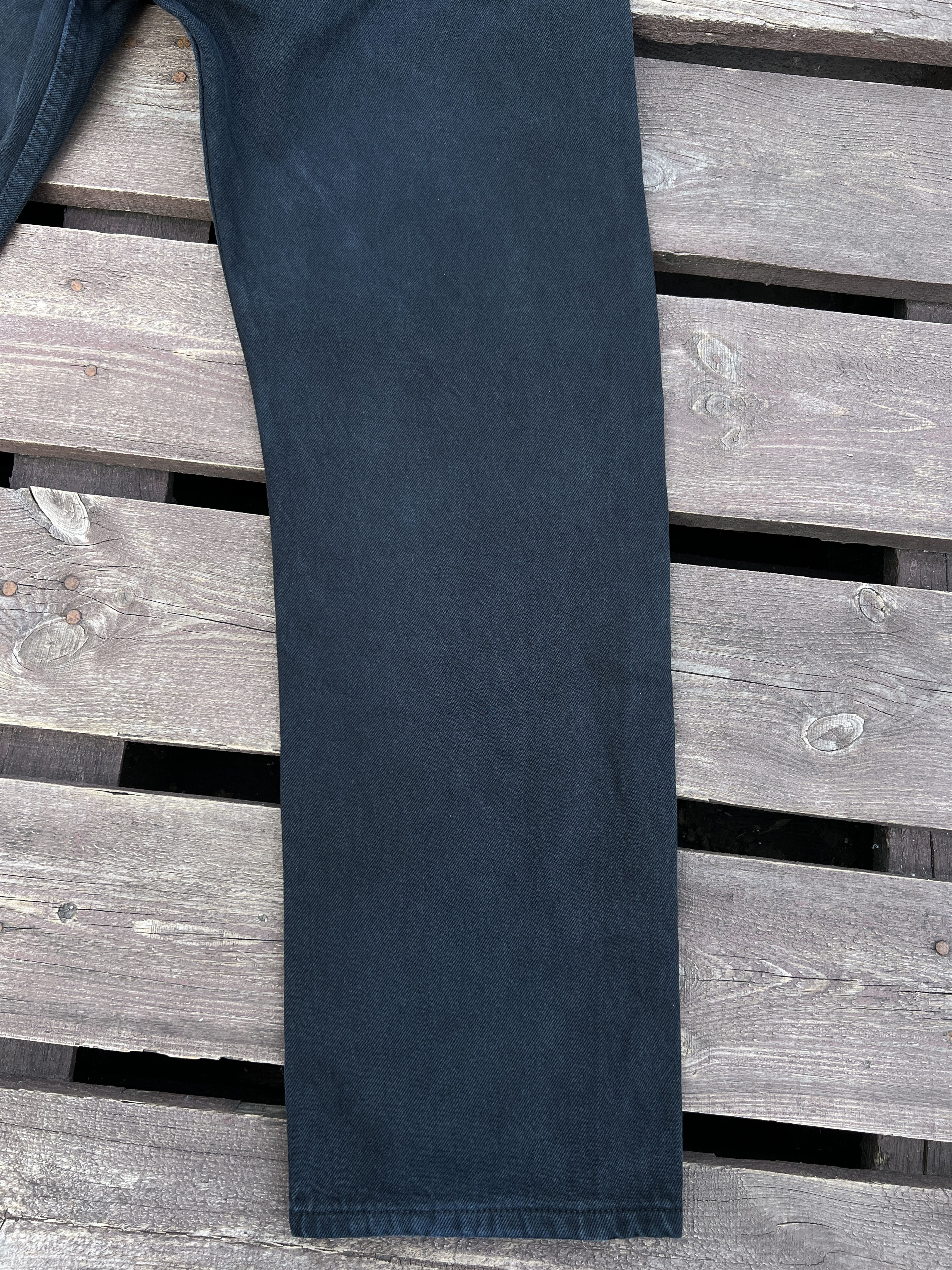 Levi's Vintage 90s Levis 501 Made in Hungary Black Denim Jeans Size US 34 / EU 50 - 8 Thumbnail