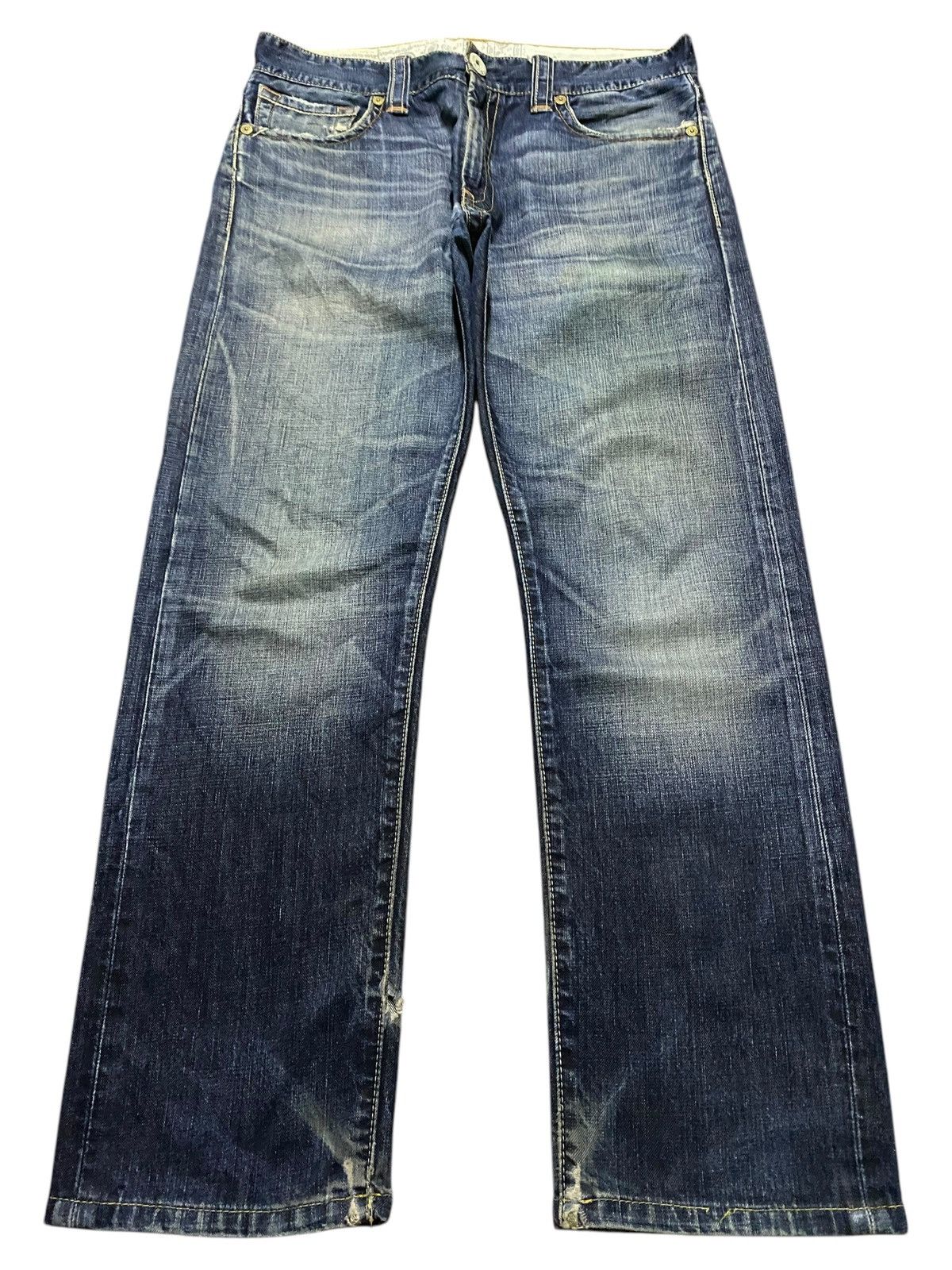 Levi's Vintagw Levis 505 Mud Wash Distressed Loose Jeans Size US 34 / EU 50 - 1 Thumbnail