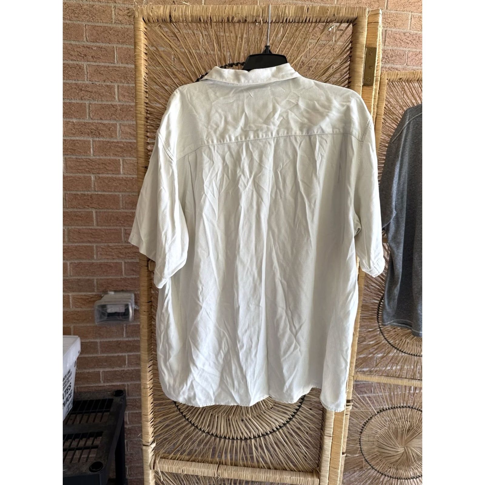 Vintage VINTAGE Silk Shirt Mens XL 100% Silk Button Up Golf Theme EUC Shirt Size US XL / EU 56 / 4 - 6 Thumbnail