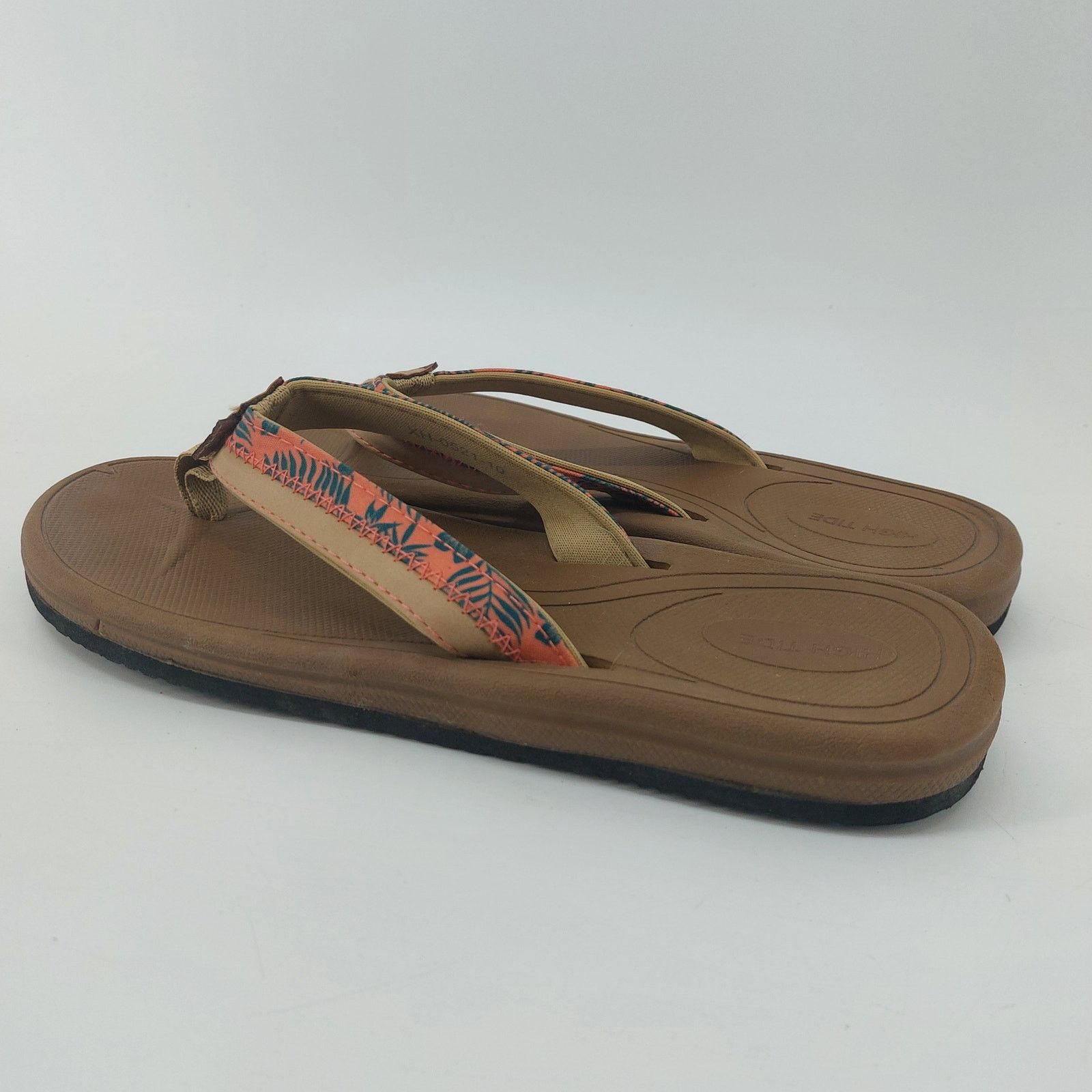 Other Hi Tide Flip Flop Sandals XH-0521-10 Coral Green Size 10 Size US 10 / IT 40 - 12 Thumbnail