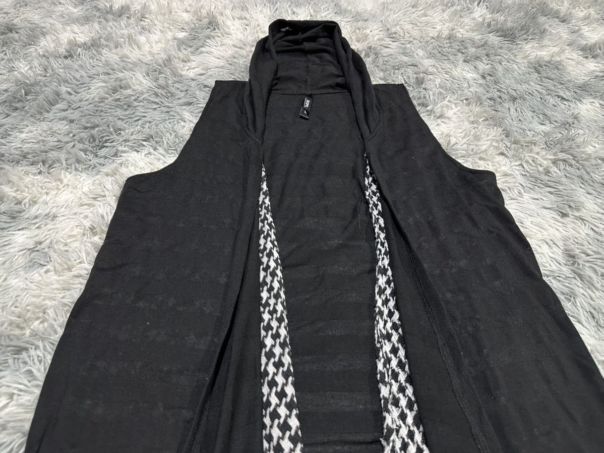 Japanese Brand 🔥Sick Y2K Dope.H Double Layered Shamagh Vest Hooded Size US L / EU 52-54 / 3 - 3 Thumbnail