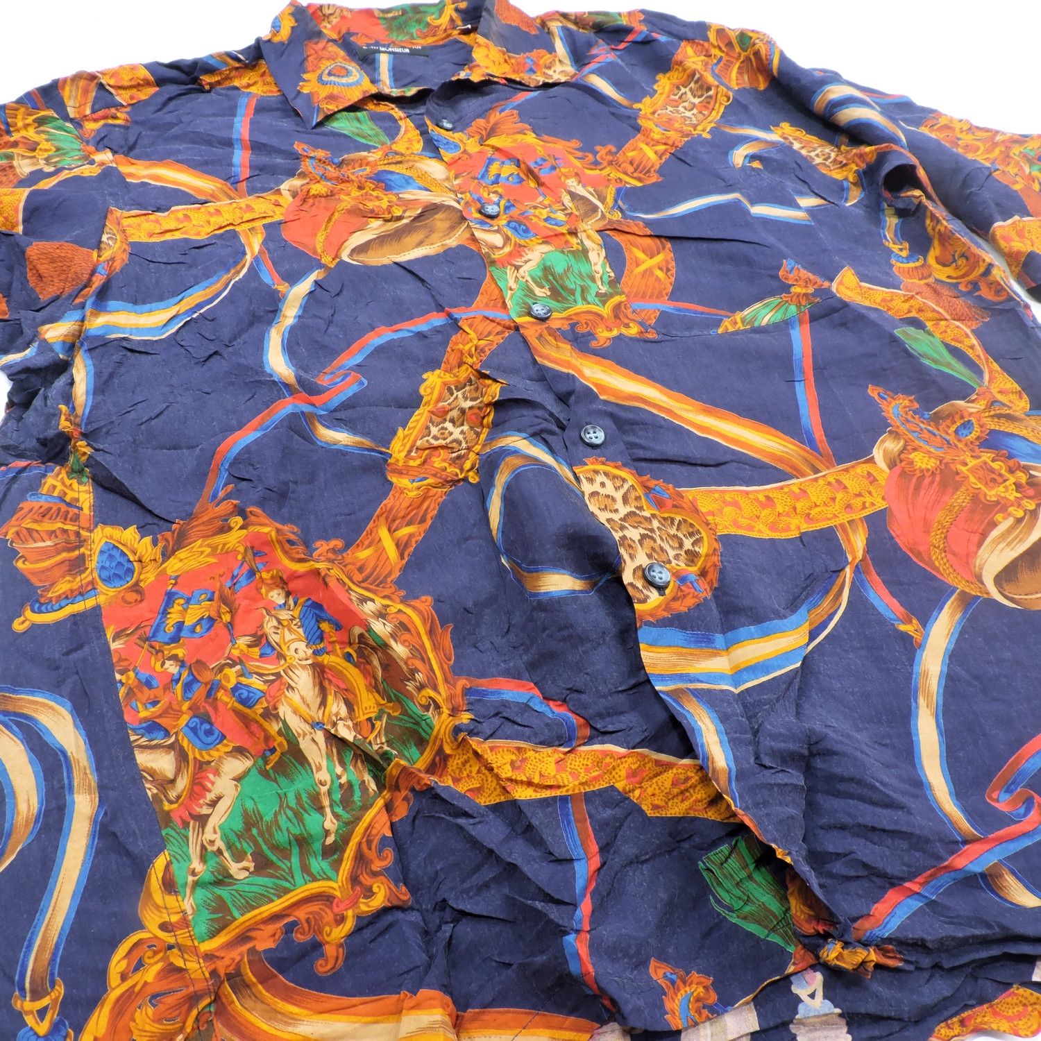 Christian Dior Monsieur CHRISTIAN DIOR MONSIEUR BAROQUE CUPRO LONG SLEEVE SHIRT Size US L / EU 52-54 / 3 - 7 Thumbnail