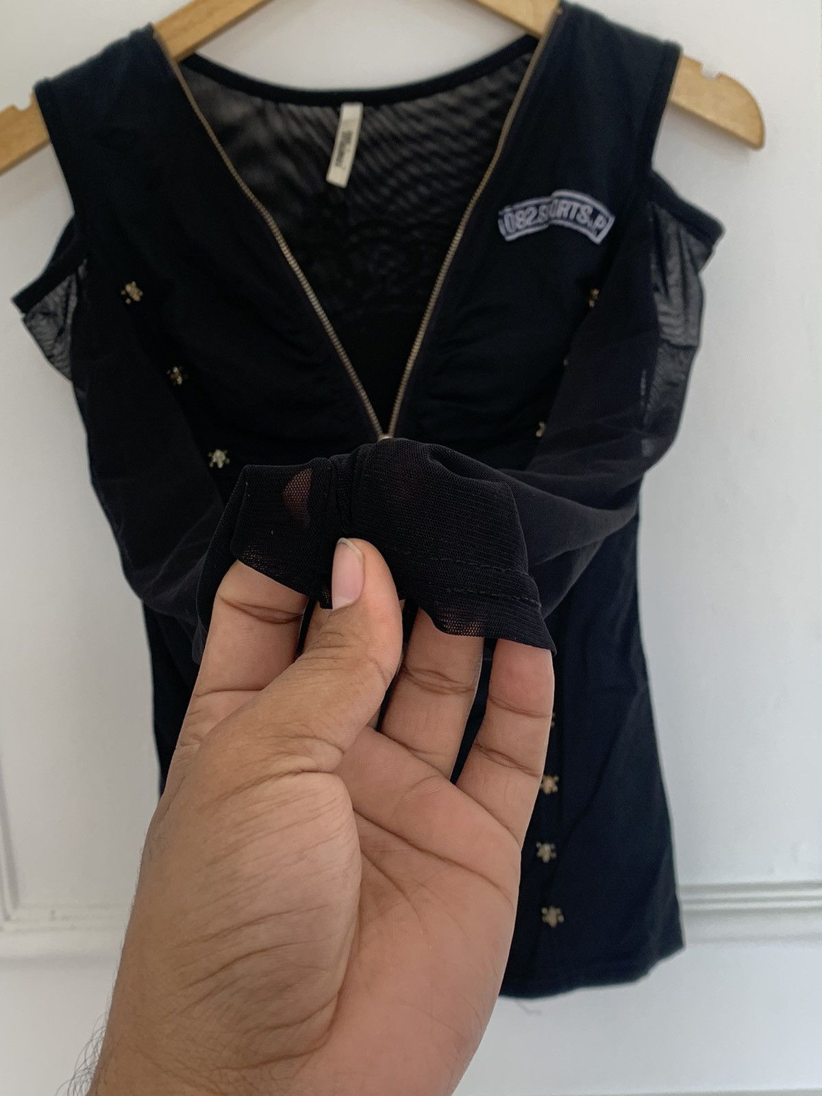 If Six Was Nine ifsixwasnine LGB style punk mesh zipper shirt Size M / US 6-8 / IT 42-44 - 4 Thumbnail