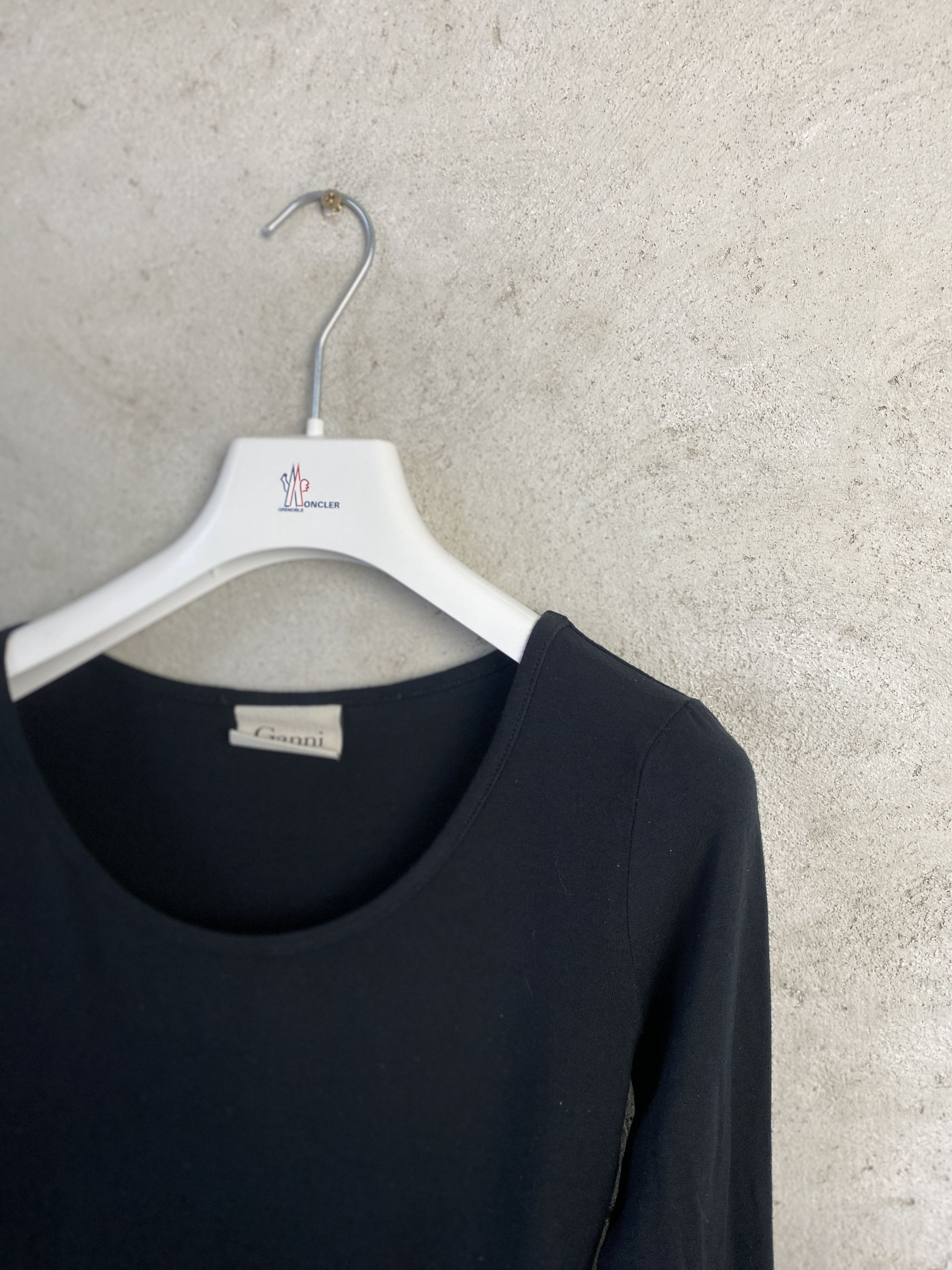 Ganni Ganni viscose long sleeve body bodysuit t-shirt tee casual Size M / US 6-8 / IT 42-44 - 2 Thumbnail