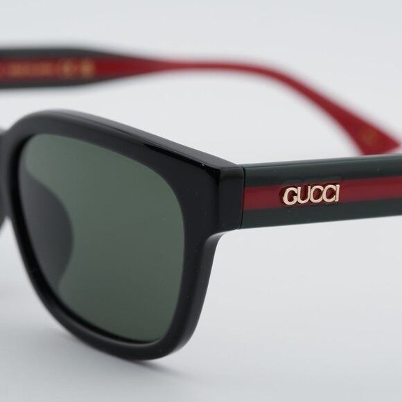 Gucci Gucci GG1872SK 001 Sunglasses Black Square Frame, Grey Size ONE SIZE - 8 Thumbnail