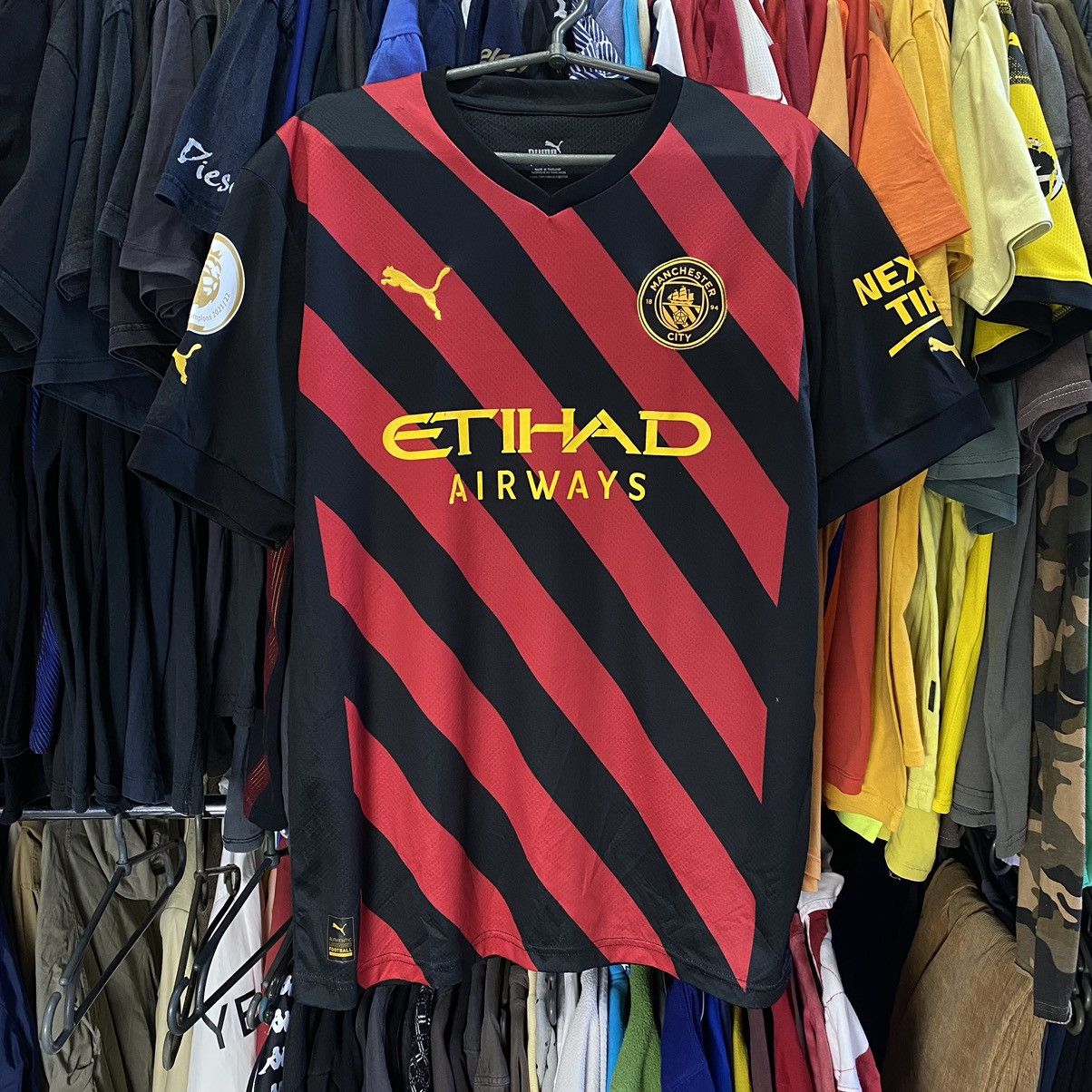 Puma Vintage Puma Manchester United Champions League 2021 tee Size US L / EU 52-54 / 3 - 1 Thumbnail