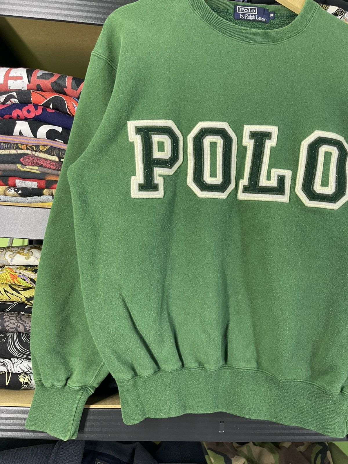 Polo Ralph Lauren Vintage Polo RL POLO Spellout Logo Embroidered Sweatshirt Size US M / EU 48-50 / 2 - 5 Thumbnail